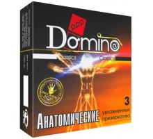 Презервативы анатомической формы Domino  Анатомические  - 3 шт.