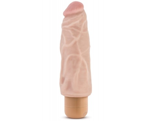 Рельефный вибратор-реалистик Dr. Skin Cock Vibe 9 - 17,8 см.