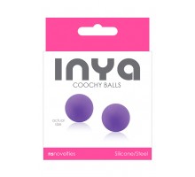 Фиолетовые вагинальные шарики без сцепки  INYA Coochy Balls Purple