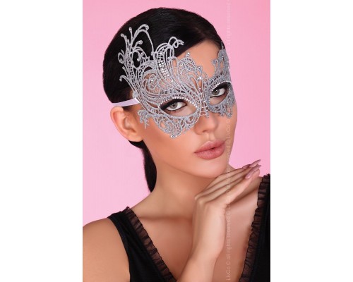 Серебристая ажурная маска Mask Silver