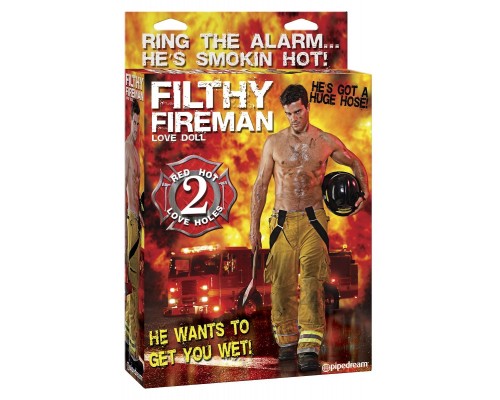 Надувная секс-кукла пожарник Filthy Fireman Love Doll