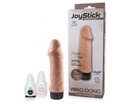 Крупный реалистичный вибратор JOYSTICK - 17 см.