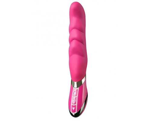 Розовый вибратор для G-стимуляции OPTIMAL G 7.5INCH RECHARGEABLE VIBRATOR - 19 см.