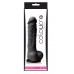 Черный фаллоимитатор Pleasures 5  Dildo - 17,8 см.