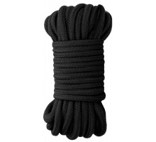 Черная веревка для бондажа Japanese Rope - 10 м.