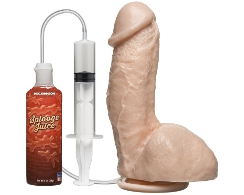 Фаллоимитатор с имитацией семяизвержения The Amazing Squirting Realistic Cock - 18,8 см.