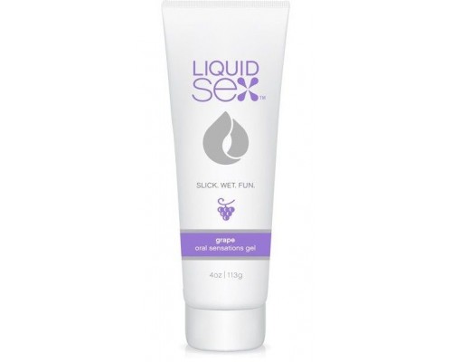 Гель для орального секса с ароматом винограда Liquid Sex Oral Sex Gel Grape - 113 гр. 