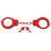 Металлические красные наручники Designer Metal Handcuffs