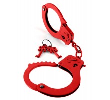 Металлические красные наручники Designer Metal Handcuffs