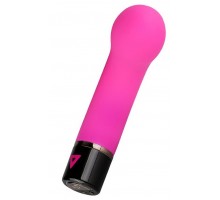 Розовый силиконовый мини-вибратор Lil Gspot - 13 см.