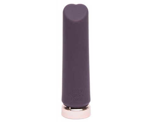 Фиолетовый мини-вибромассажёр Crazy For You Rechargeable Bullet Vibrator