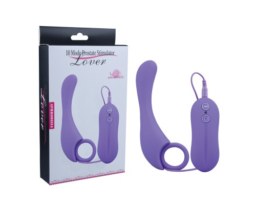 Фиолетовый вибростимулятор простаты Prostate Stimulator-Lover - 13 см.