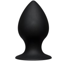 Чёрная анальная пробка Kink Ace Silicone Plug 4.5  - 11,43 см.