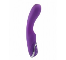 Фиолетовый перезаряжаемый вибратор Rechargeable G-Lover - 21 см.