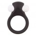 Чёрное эрекционное виброкольцо LIT-UP SILICONE STIMU RING 2 BLACK