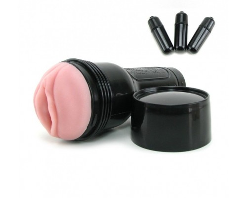 Мастурбатор-вагина Fleshlight - Vibro Pink Lady Touch с вибрацией