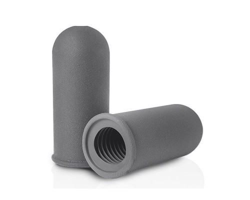 Серый мастурбатор с рёбрышками внутри SILICONE MASTURBATOR GREY