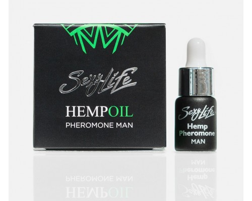 Мужские духи с феромонами Sexy Life HEMPOIL man - 5 мл.