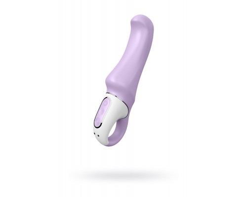 Сиреневый вибратор Satisfyer Charming Smile - 18,5 см.