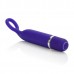 Фиолетовый мини-вибромассажер LIA MINI MASSAGER PLEASURE O - 11,5 см.